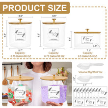 Lataa kuva Galleria-katseluun, RoleDes 3 Pack Laundry Pods Containers Dryer Sheet Holder, Laundry Room Organization and Storage Containers with Lids and Labels for Laundry Powder Containers Detergent Dispenser Jars Organizer…
