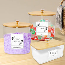 Lataa kuva Galleria-katseluun, RoleDes 3 Pack Laundry Pods Containers Dryer Sheet Holder, Laundry Room Organization and Storage Containers with Lids and Labels for Laundry Powder Containers Detergent Dispenser Jars Organizer…
