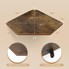 Load image into Gallery viewer, RoleDes Corner Shelf Wall Mount, Set of 3 Floating Corner Shelves
